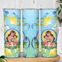 Personalised Fiji Mother's Day Skinny Tumbler I Love You Mom