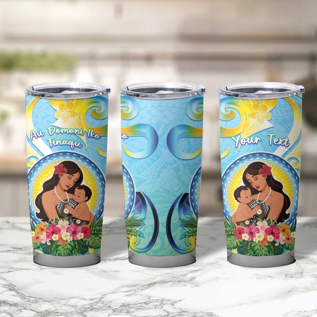 Personalised Fiji Mother's Day Tumbler Cup I Love You Mom