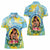 Personalised Fiji Mother's Day Women Polo Shirt I Love You Mom