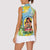 Personalised Fiji Mother's Day Women Sleeveless Polo Shirt I Love You Mom