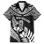 Custom New Zealand Rugby Family Matching Long Sleeve Bodycon Dress and Hawaiian Shirt Silver Fern Maori Pattern