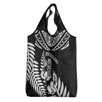 New Zealand Rugby Grocery Bag Silver Fern Maori Pattern