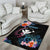 Hawaii Area Rug Kanaka Maoli With Fish Hook