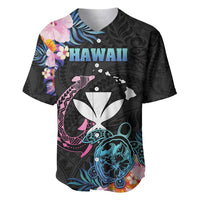 Personalised Hawaii Baseball Jersey Kanaka Maoli With Fish Hook