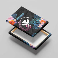 Hawaii Canvas Wall Art Kanaka Maoli With Fish Hook