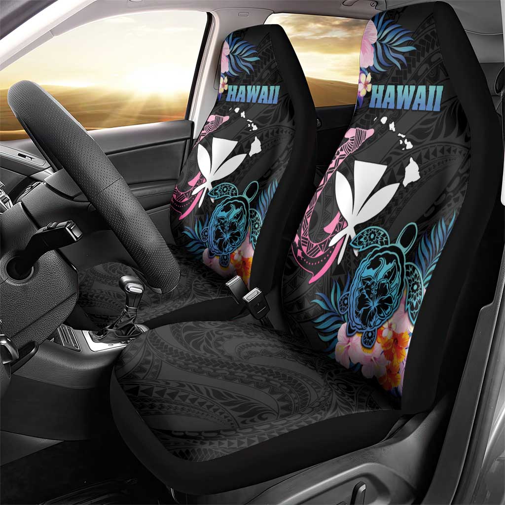 Hawaii Car Seat Cover Kanaka Maoli With Fish Hook
