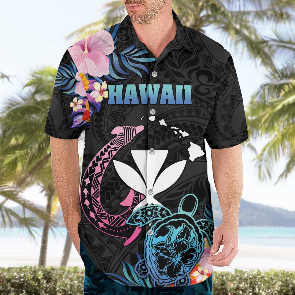 Personalised Hawaii Hawaiian Shirt Kanaka Maoli With Fish Hook