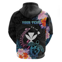 Personalised Hawaii Hoodie Kanaka Maoli With Fish Hook