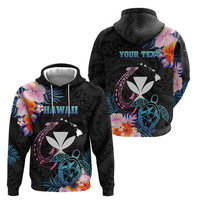 Personalised Hawaii Hoodie Kanaka Maoli With Fish Hook