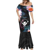 Personalised Hawaii Mermaid Dress Kanaka Maoli With Fish Hook