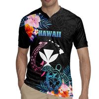 Personalised Hawaii Rugby Jersey Kanaka Maoli With Fish Hook