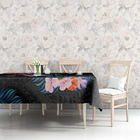 Hawaii Tablecloth Kanaka Maoli With Fish Hook