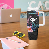Personalised Hawaii Tumbler With Handle Kanaka Maoli With Fish Hook