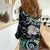 New Zealand Kiwi Bird Women Casual Shirt Silver Fern Koru Paua Shell