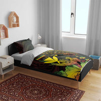 Hawaii Bedding Set Kanaka Maoli With Hammerhead Shark