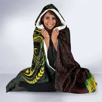 Hawaii Hooded Blanket Kanaka Maoli With Hammerhead Shark