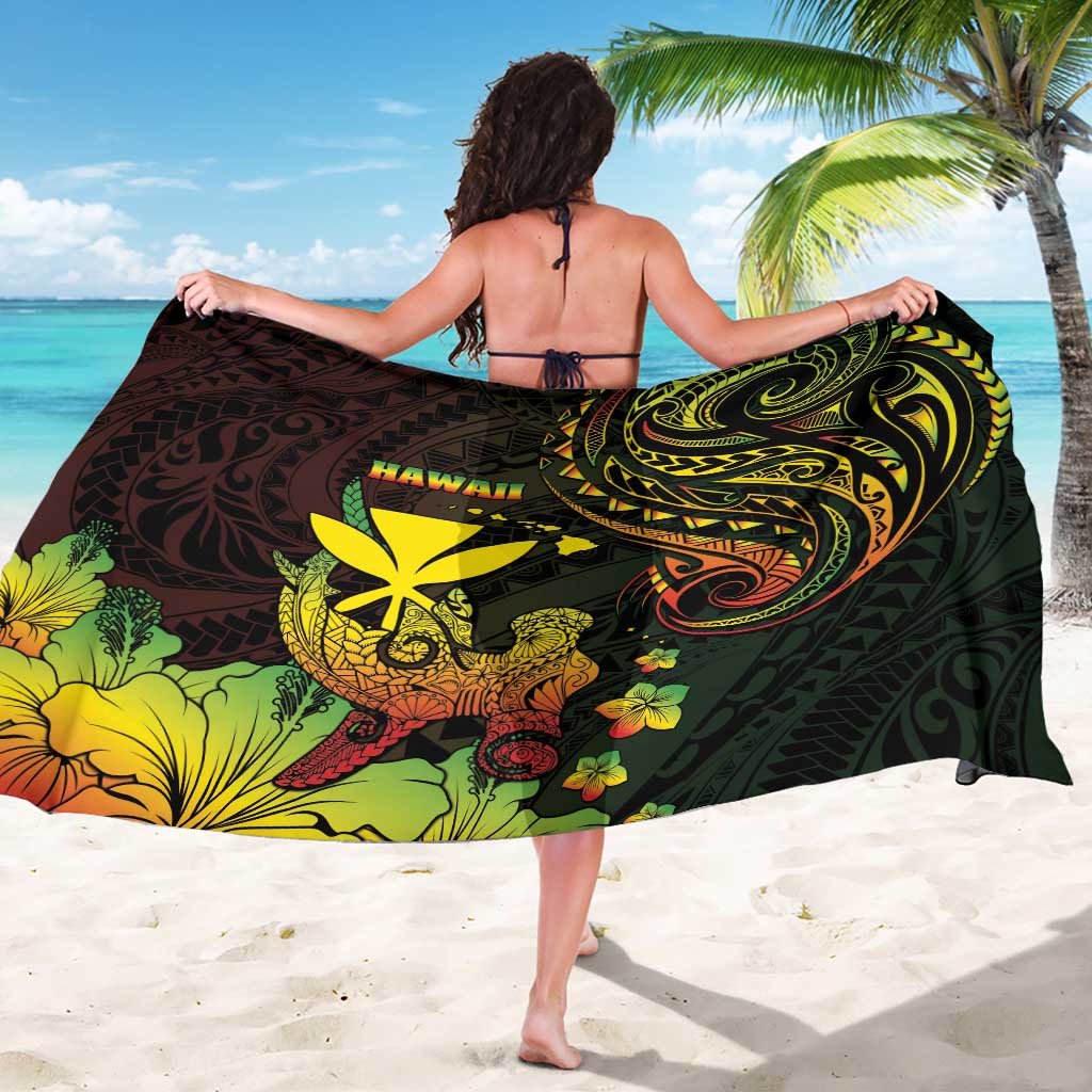 Hawaii Sarong Kanaka Maoli With Hammerhead Shark