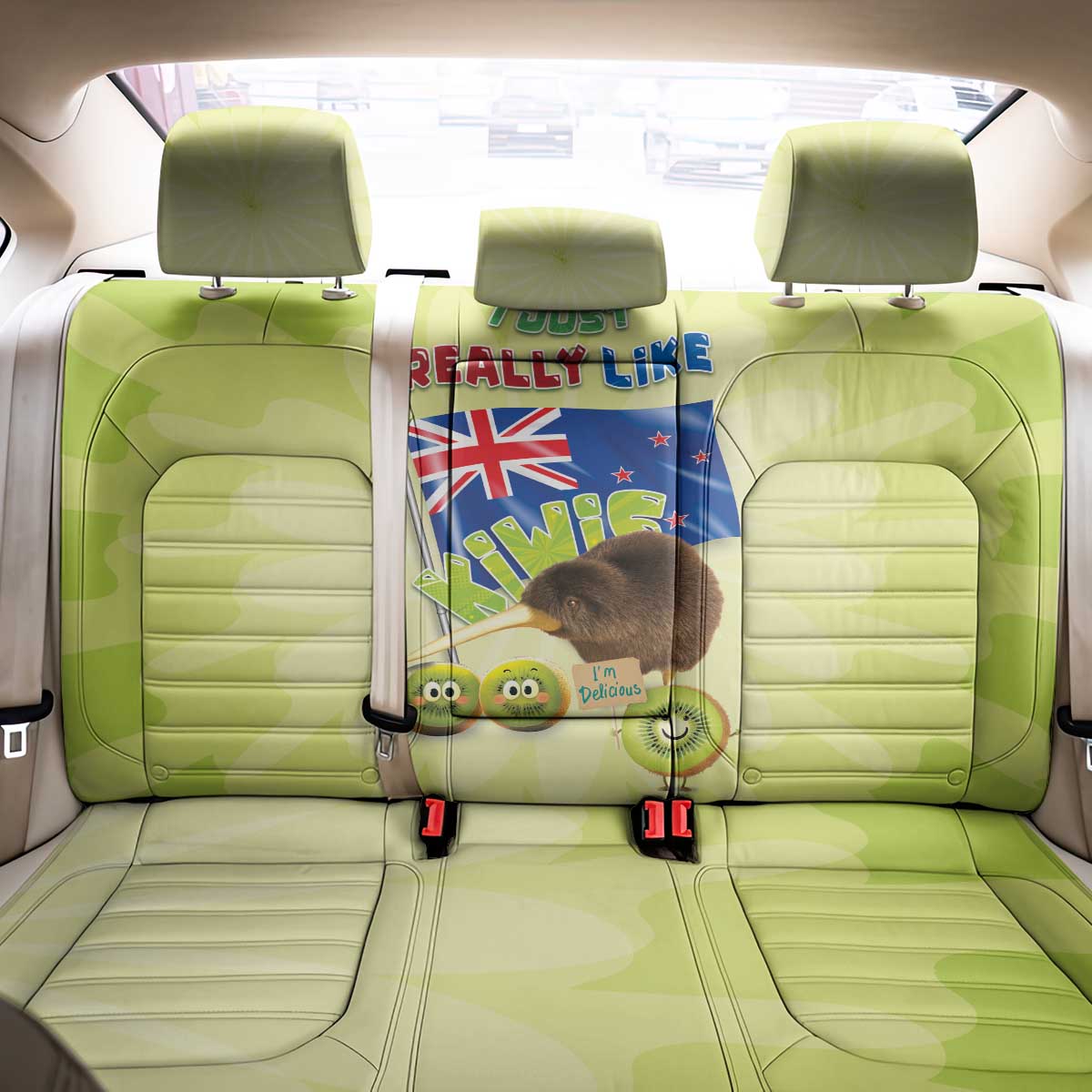 New Zealand Kiwi Back Car Seat Cover I Just Really Like Kiwis