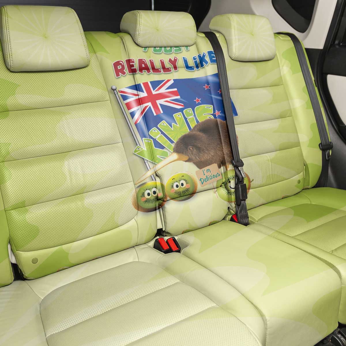 New Zealand Kiwi Back Car Seat Cover I Just Really Like Kiwis