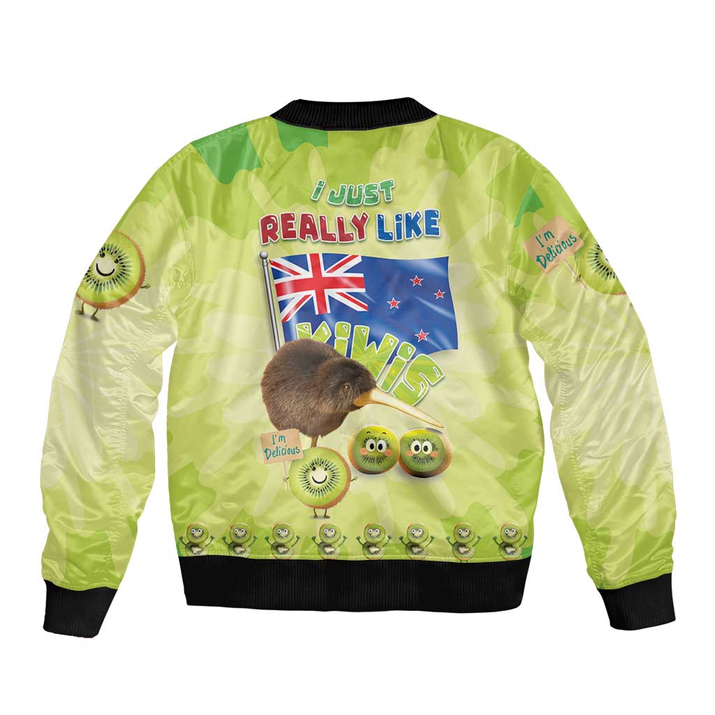 New Zealand Kiwi Bomber Jacket I Just Really Like Kiwis