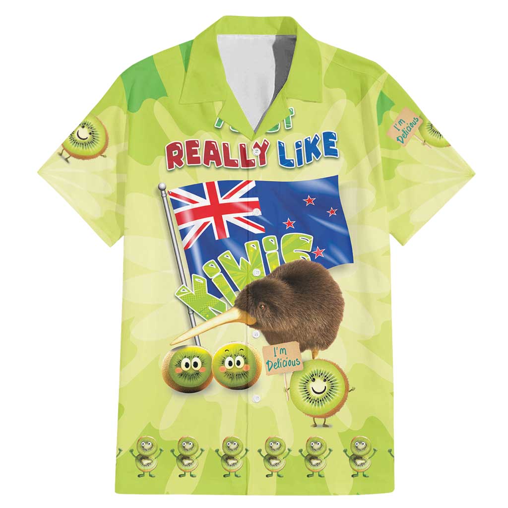 New Zealand Kiwi Family Matching Mermaid Dress and Hawaiian Shirt I Just Really Like Kiwis