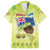 New Zealand Kiwi Family Matching Off Shoulder Maxi Dress and Hawaiian Shirt I Just Really Like Kiwis