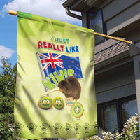 New Zealand Kiwi Garden Flag I Just Really Like Kiwis DT04 - Polynesian Pride