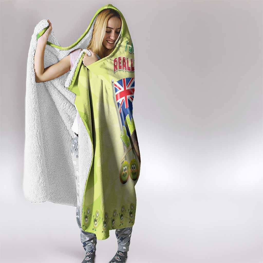 New Zealand Kiwi Hooded Blanket I Just Really Like Kiwis DT04 - Polynesian Pride