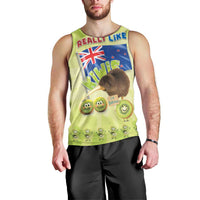 New Zealand Kiwi Men Tank Top I Just Really Like Kiwis DT04 - Polynesian Pride