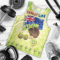New Zealand Kiwi Men Tank Top I Just Really Like Kiwis DT04 - Polynesian Pride