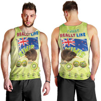 New Zealand Kiwi Men Tank Top I Just Really Like Kiwis DT04 - Polynesian Pride