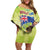 New Zealand Kiwi Off Shoulder Short Dress I Just Really Like Kiwis