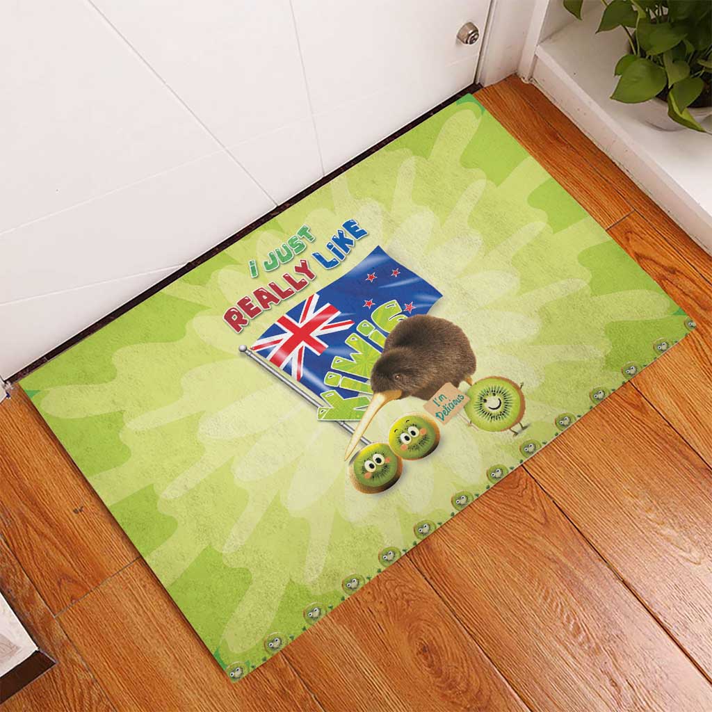 New Zealand Kiwi Rubber Doormat I Just Really Like Kiwis DT04 - Polynesian Pride
