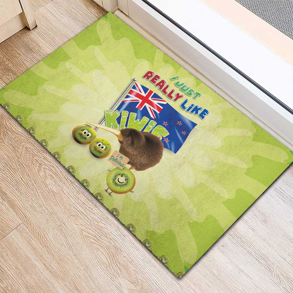 New Zealand Kiwi Rubber Doormat I Just Really Like Kiwis DT04 - Polynesian Pride