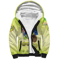 New Zealand Kiwi Sherpa Hoodie I Just Really Like Kiwis DT04 Unisex Green - Polynesian Pride