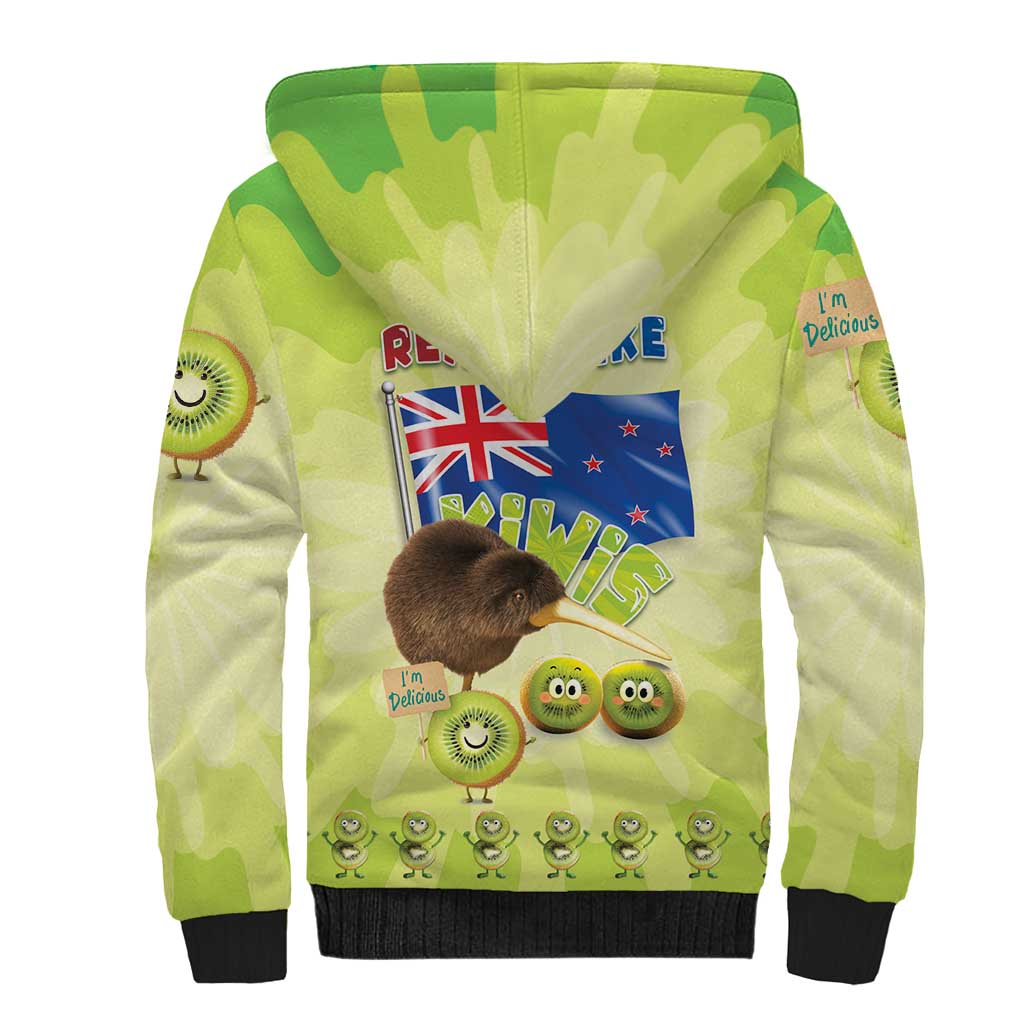 New Zealand Kiwi Sherpa Hoodie I Just Really Like Kiwis DT04 - Polynesian Pride