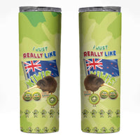 New Zealand Kiwi Skinny Tumbler I Just Really Like Kiwis