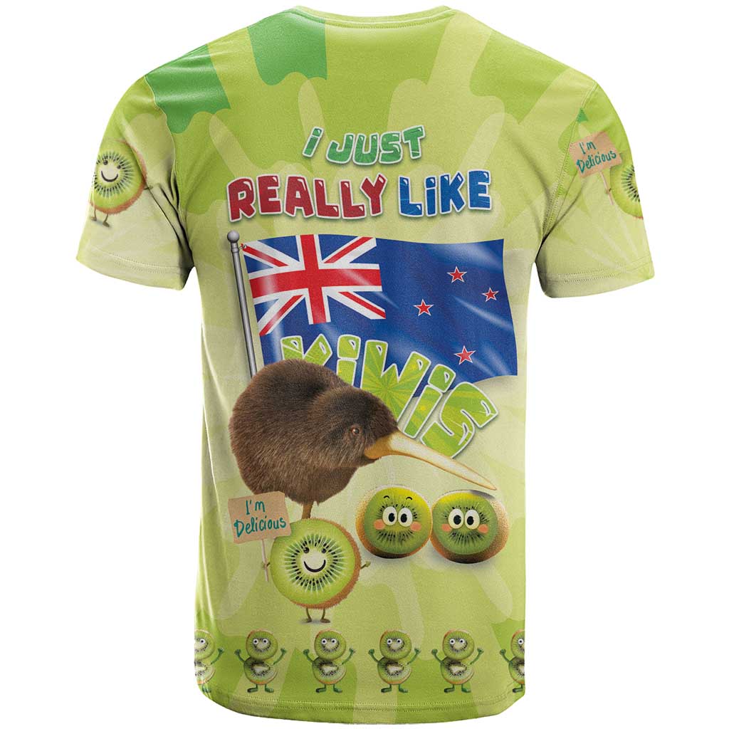 New Zealand Kiwi T Shirt I Just Really Like Kiwis