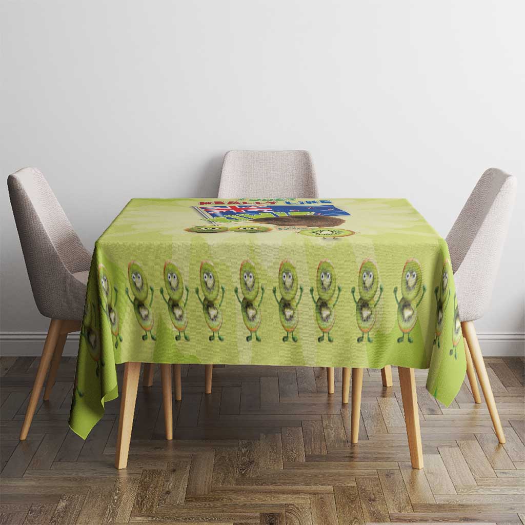New Zealand Kiwi Tablecloth I Just Really Like Kiwis DT04 - Polynesian Pride