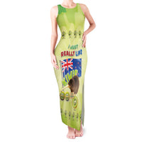 New Zealand Kiwi Tank Maxi Dress I Just Really Like Kiwis