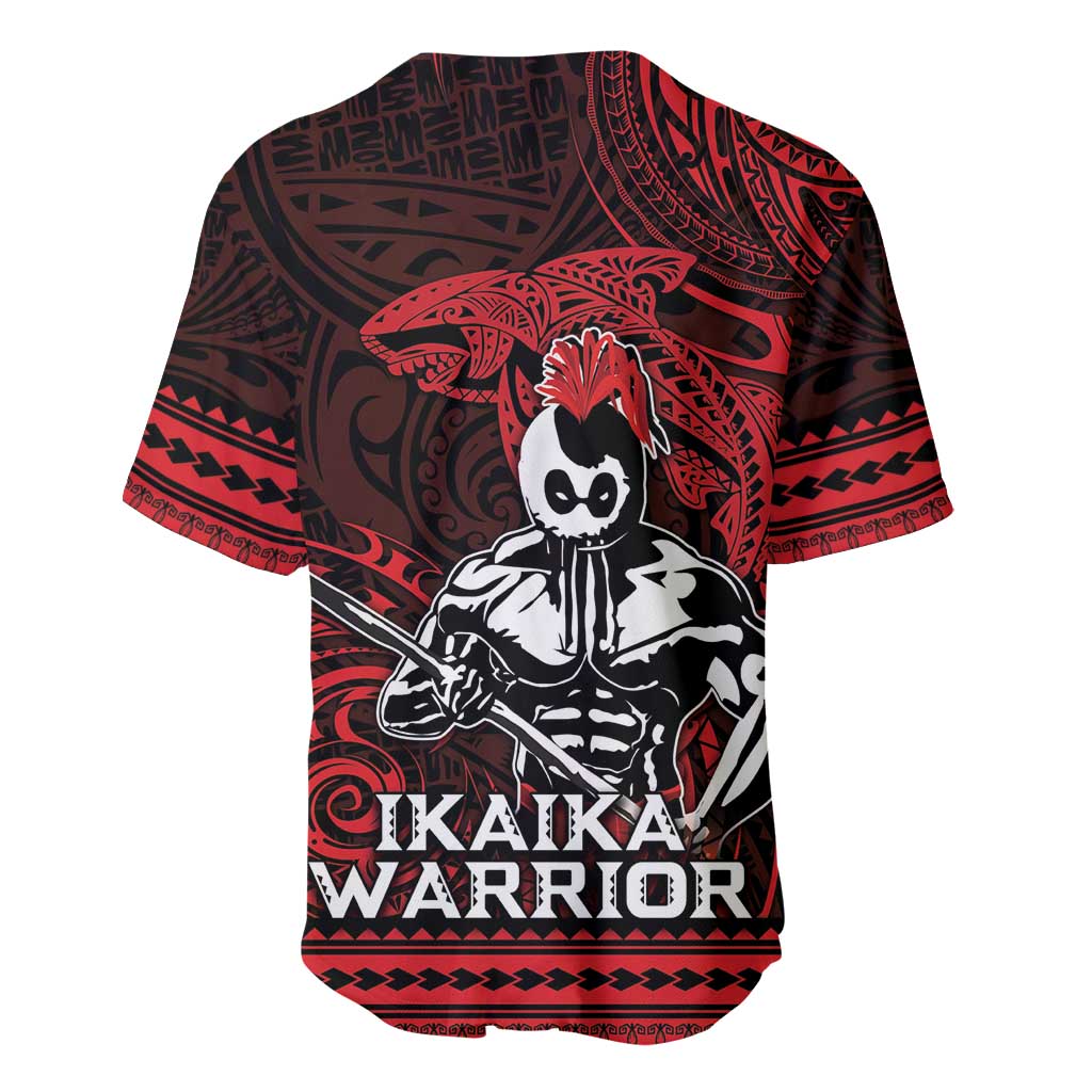 Hawaii Ikaika Warrior Baseball Jersey Hawaiian Tribal Tattoo