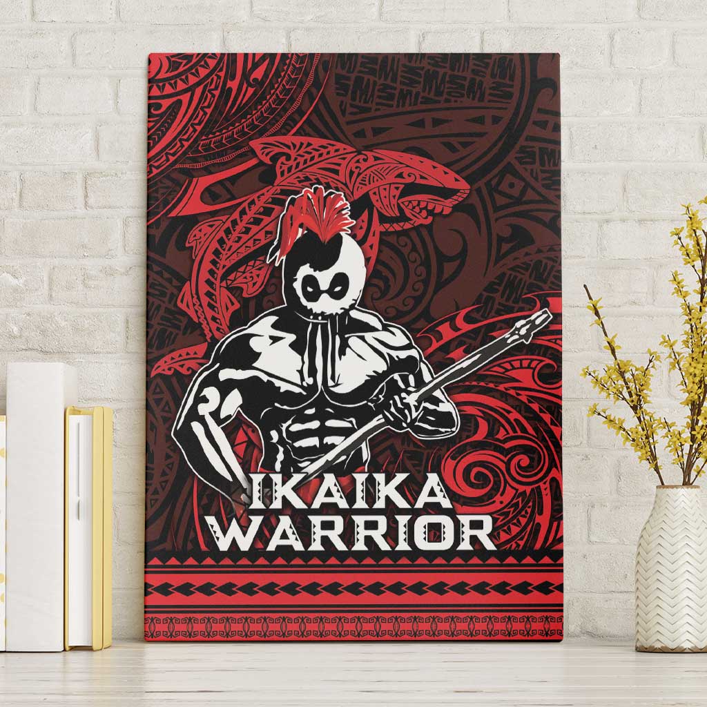 Hawaii Ikaika Warrior Canvas Wall Art Hawaiian Tribal Tattoo