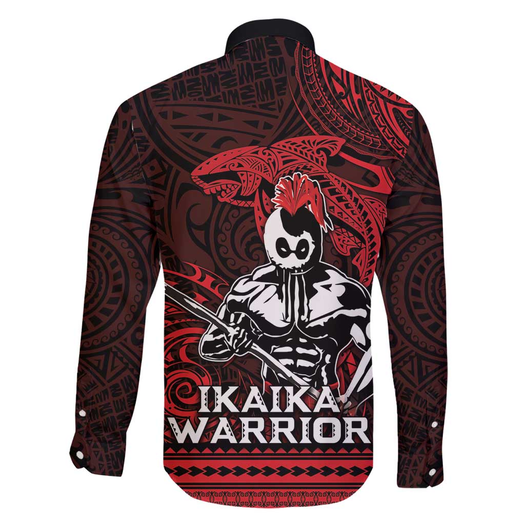 Hawaii Ikaika Warrior Family Matching Mermaid Dress and Hawaiian Shirt Hawaiian Tribal Tattoo