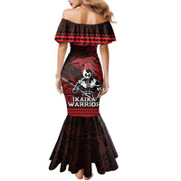Hawaii Ikaika Warrior Family Matching Mermaid Dress and Hawaiian Shirt Hawaiian Tribal Tattoo