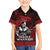 Hawaii Ikaika Warrior Family Matching Off Shoulder Short Dress and Hawaiian Shirt Hawaiian Tribal Tattoo
