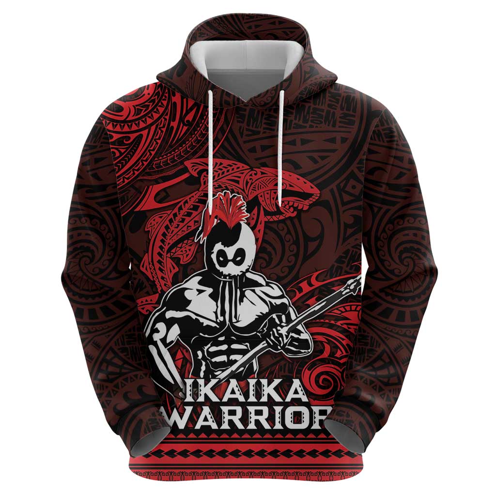 Hawaii Ikaika Warrior Hoodie Hawaiian Tribal Tattoo