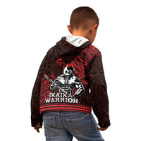 Hawaii Ikaika Warrior Kid Hoodie Hawaiian Tribal Tattoo