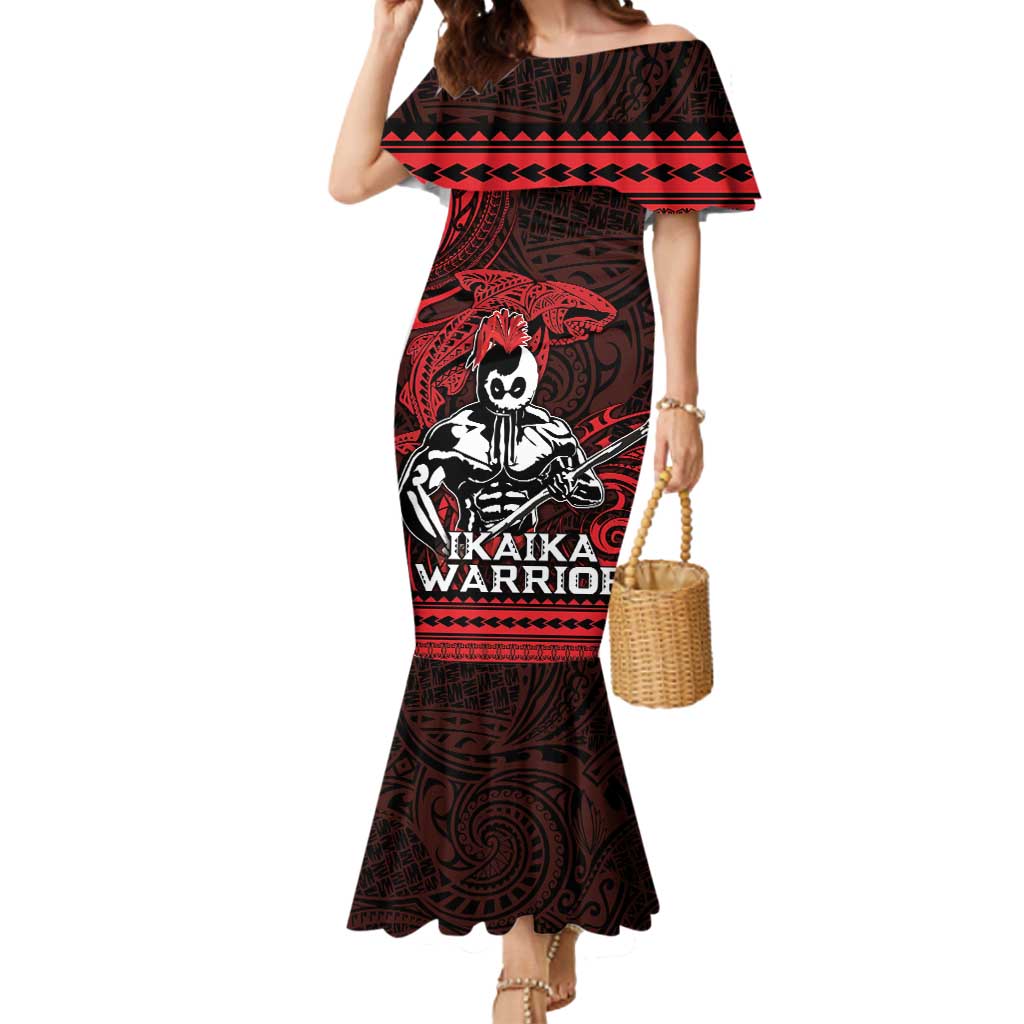 Hawaii Ikaika Warrior Mermaid Dress Hawaiian Tribal Tattoo