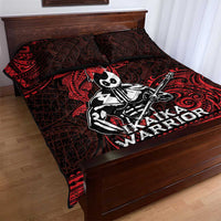 Hawaii Ikaika Warrior Quilt Bed Set Hawaiian Tribal Tattoo