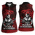 Hawaii Ikaika Warrior Women Sleeveless Polo Shirt Hawaiian Tribal Tattoo